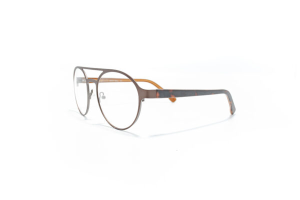 Okrągłe okulary korekcyjne Youl Urup brąz
