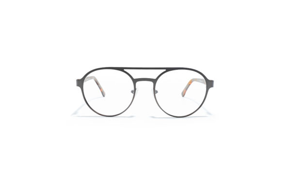Okulary korekcyjne duże okrągłe Youl Urup w kolorze czarnym brązowym