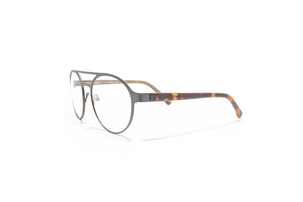 Duże okrągłe okulary korekcyjne Youl Urup w kolorze brązowo czarnym