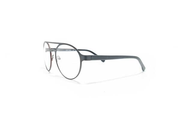 Duże okulary korekcyjne okrągłe Youl Urup czarne męskie