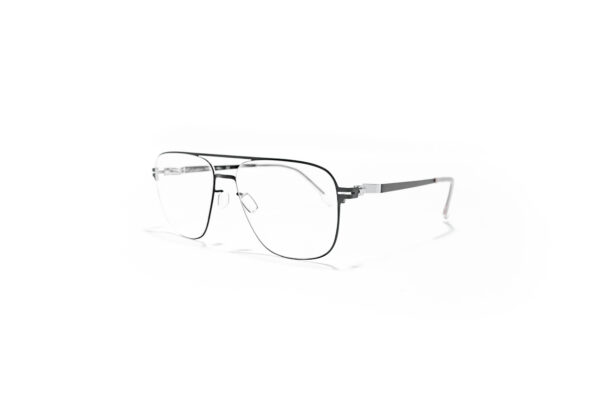 okulary korekcyjne męskie czarne aviatory klasyczne lekkie cienkie youl andros oprawki oprawy tytan zauszniki