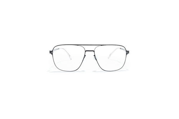 okulary korekcyjne męskie czarne aviatory klasyczne lekkie cienkie youl andros oprawki oprawy