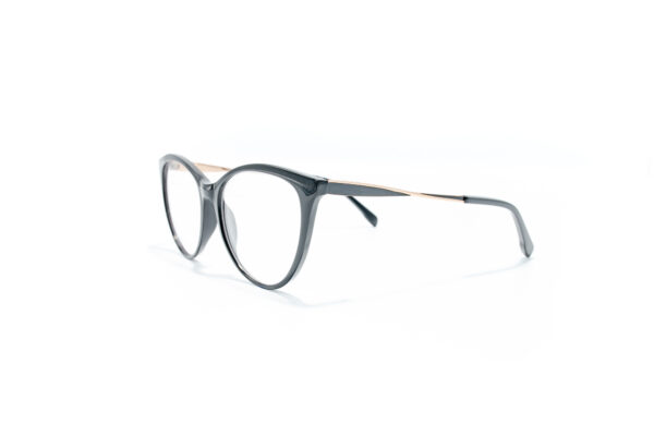 Czarne kocie okulary korekcyjne Aruba Black kobieta