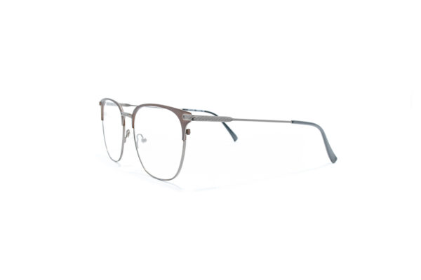Męskie okulary korekcyjne metalowe Youl Attu brąz srebro