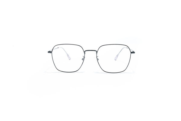 Metalowe okulary korekcyjne czarne Youl Dominika