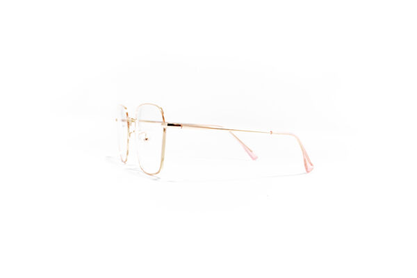 Okulary korekcyjne metalowe Youl Dominika w kolorze złotym