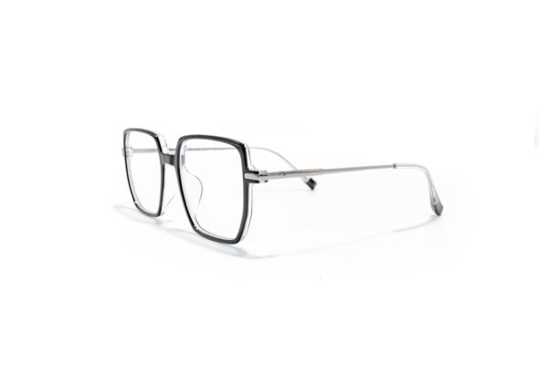 Duże kwadratowe okulary w kolorze czarnym Youl Exuma