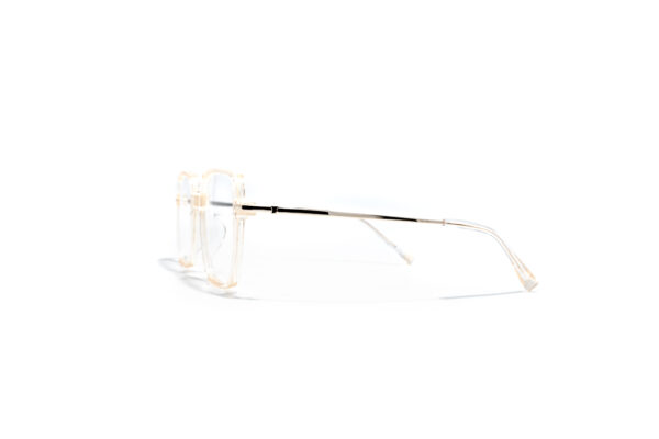 Złote okulary korekcyjne Youl Exuma dla kobiet