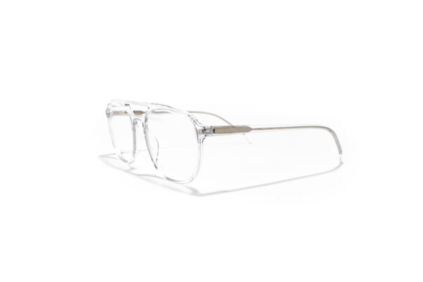 okulary korekcyjne oprawki oprawy clip on nakładki transparentne youl fogo męskie tworzywo lekkie przezroczyste zausznik