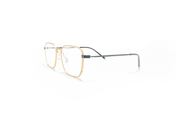 Złote okulary korekcyjne Youl Laut unisex