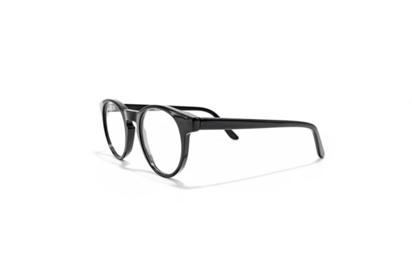 Okrągłe okulary korekcyjne Youl Maio unisex w kolorze czarnym