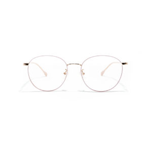 Metalowe okulary korekcyjne złote Youl Jura