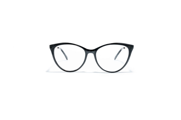 Kocie okulary korekcyjne Aruba Black czarne kobieta