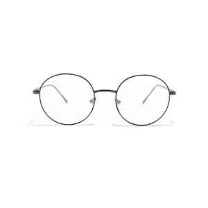 Okrągłe metalowe okulary korekcyjne Youl Tahiti czarne