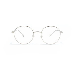 Okrągłe metalowe okulary korekcyjne Youl Tahiti srebrne