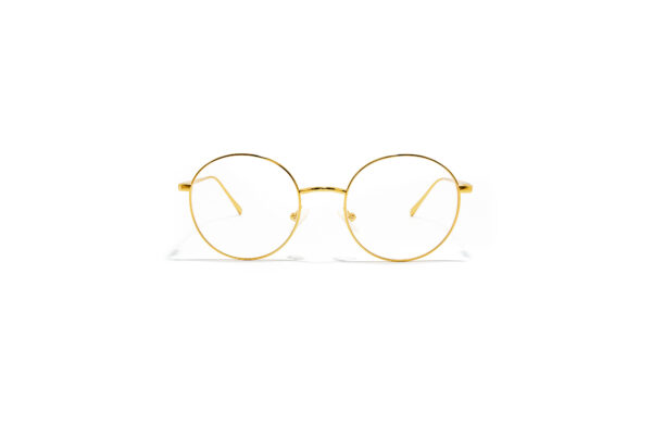 Złote okulary korekcyjne Youl Tahiti dla kobiet i mężczyzn