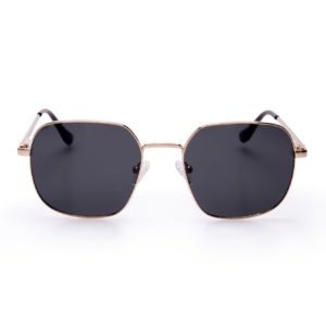 okulary korekcyjne przeciwsłoneczne youl dall złote cienkie metalowe